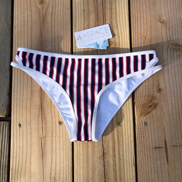 Lspace Lay it on the Line Rachel Bikini Bottom - Picture 1 of 9